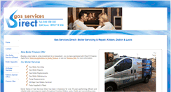 Desktop Screenshot of gasservicesdirect.ie